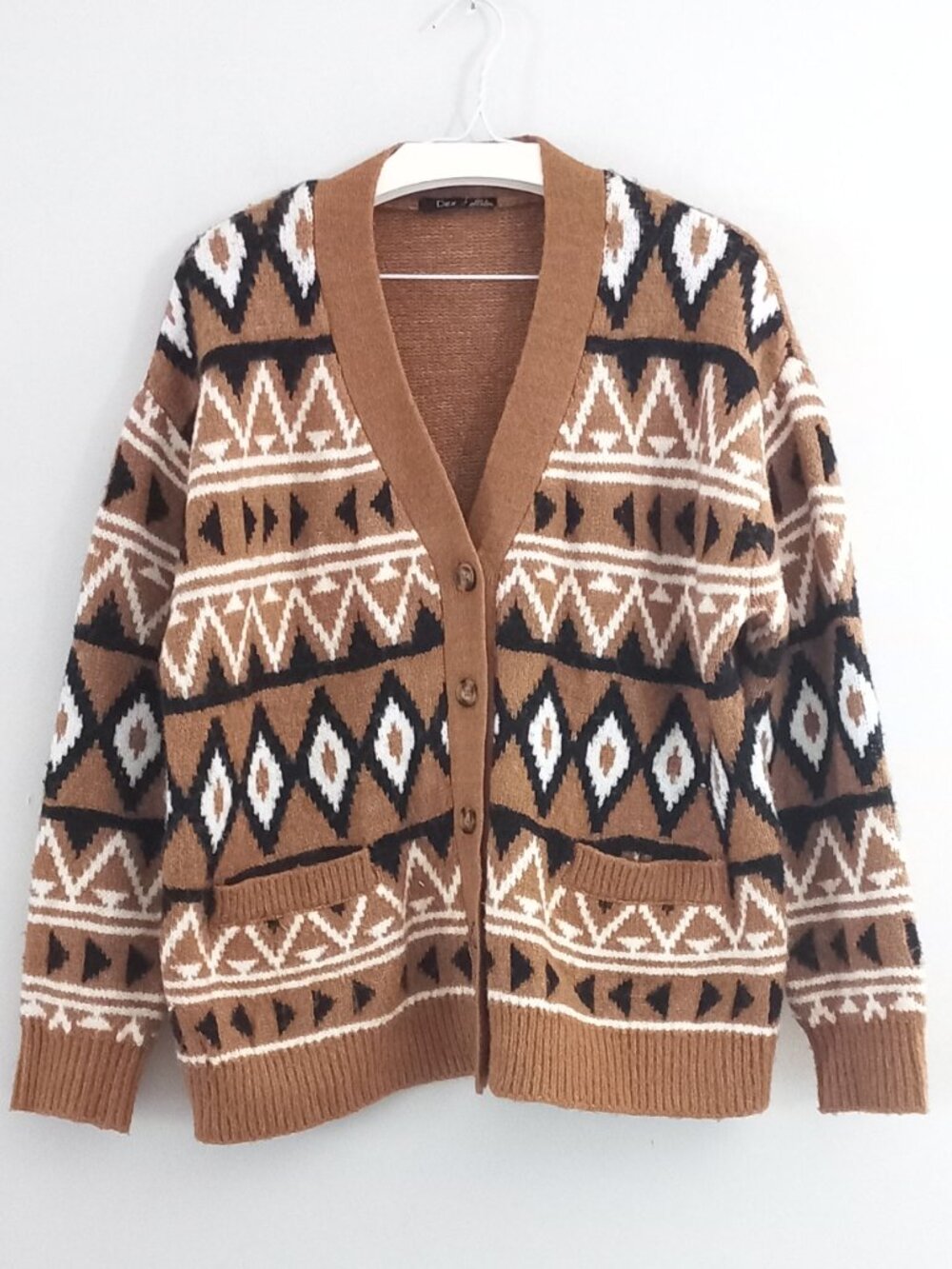 DEX patterned cardigan